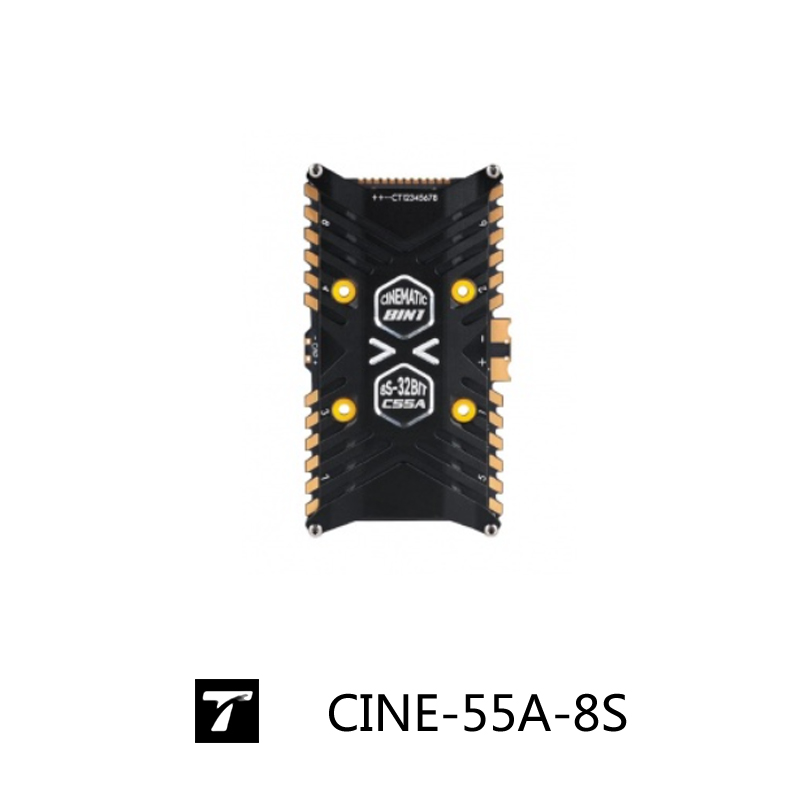 T-Motor F7 Pro Flight Controller - CINE-55A-8S-BLHeli_32 ESC cinématique professionnel 8 en