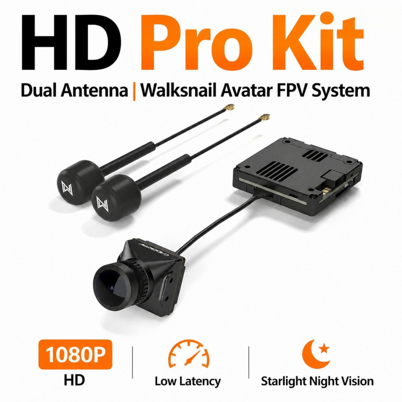 Walksnail Avatar Hd Pro Kit - Kit Walksnail Avatar HD Pro avec