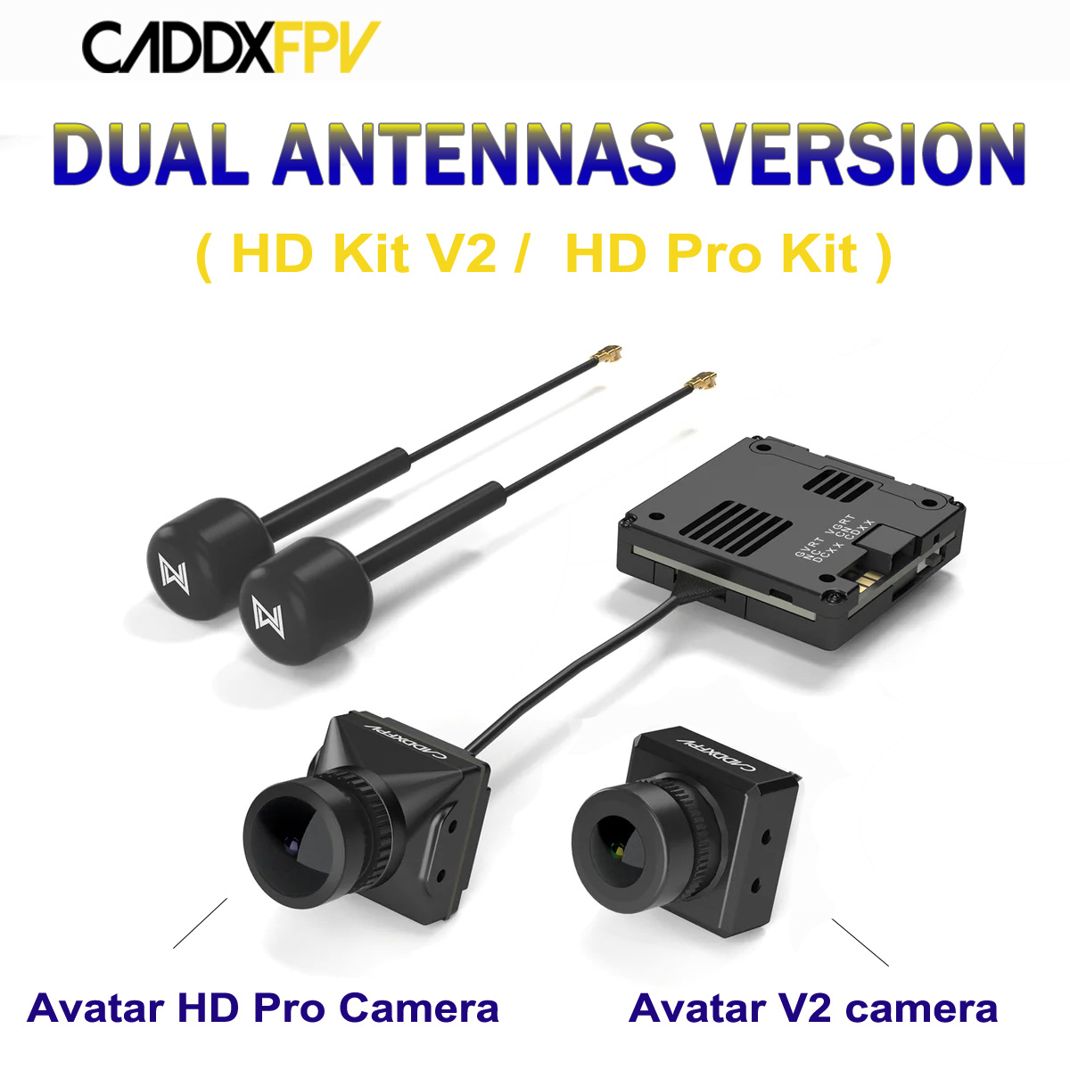 Walksnail Avatar Hd Pro Kit - Caddx Walksnail Avatar Version Double Antenne