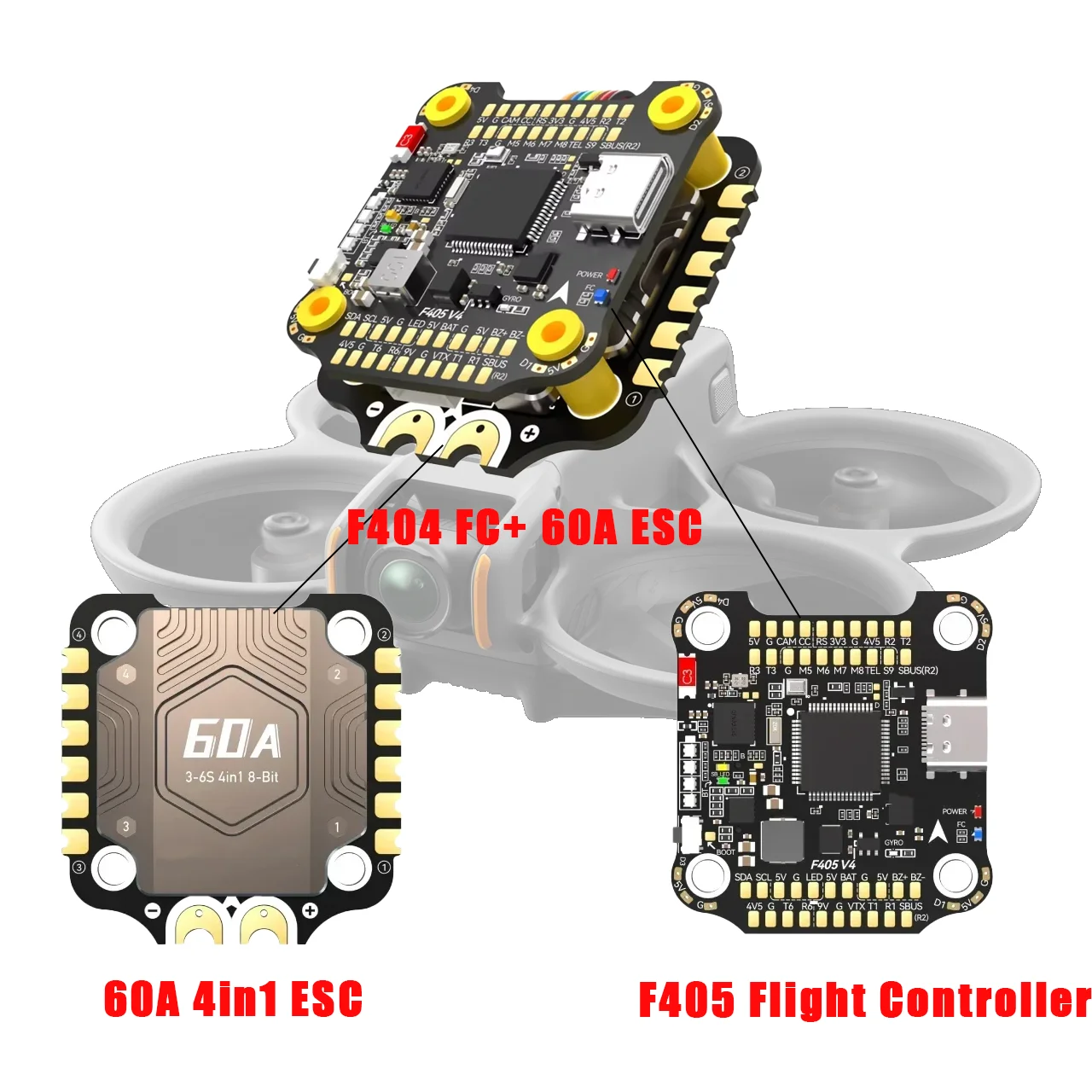 SpeedyBee F405 V4 Stack + BLS  - Speedybee F405 V4 Bls 55A Stack avis et prix