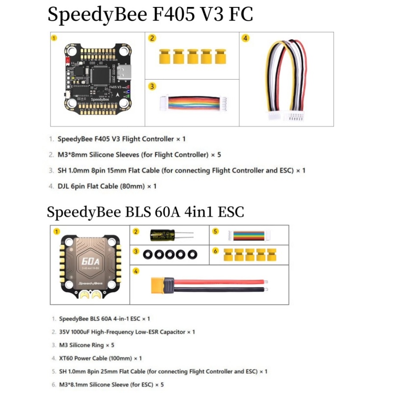 SpeedyBee F4 F405 V4 55A BLS 3 - Speedybee F405 V4 Bls 55A Stack avis et prix
